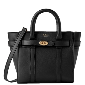 Mulberry Micro Zipped Bayswater, Black